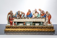 Lot 457 - LARGE CAPODIMONTE ITALIAN PORCELAIN FIGURE...