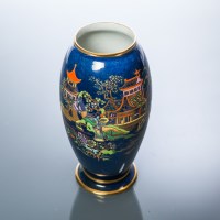 Lot 488 - CARLTON WARE OVOID VASE decorated with Chinese...
