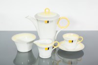 Lot 515 - SHELLEY ART DECO PART COFFEE SET pattern...