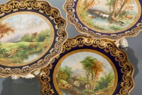 Lot 516 - PAIR OF MID-19TH ENGLISH TALL STEMMED COMPORTS...