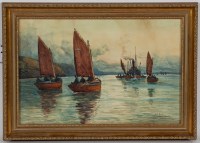 Lot 61 - DAVID MARTIN (SCOTTISH 1887 - 1935), STEAM...