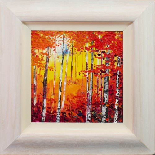 Lot 1 - * DANIEL CAMPBELL, SUNKISSED TREES oil on...