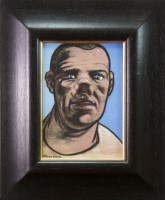 Lot 208 - * PETER HOWSON OBE, HEAD STUDY I pastel on...