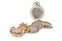 Lot 824 - FIVE EARLY 20TH CENTURY SILVER SPORTING MEDALS...