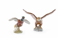 Lot 1228 - BESWICK FIGURE OF A BALD EAGLE numbered 1018,...