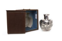 Lot 1125 - EARLY 20TH CENTURY CHINESE SILVER TEA CADDY...