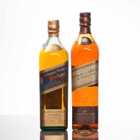 Lot 1517 - JOHNNIE WALKER BLUE LABEL Blended Scotch...