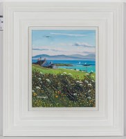 Lot 2211 - FRANK COLCLOUGH, MIDSUMMER, MULL oil on canvas,...