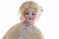 Lot 1666 - BISQUE HEADED GIRL DOLL BY SIMON & HALBIG No....