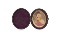 Lot 1669 - EARLY 19TH CENTURY PORTRAIT MINIATURE OF AN...