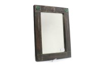 Lot 1733 - GLASGOW STYLE ARTS AND CRAFTS WALL MIRROR of...