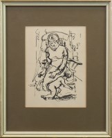 Lot 41 - * WILLIAM CROSBIE RSA, STUDY OF MOTHER AND...