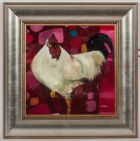 Lot 2243 - * GORDON WILSON, BIG COCK oil on canvas,...