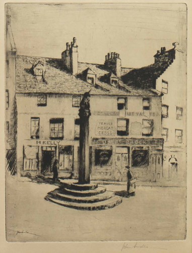 Lot 126 - JOHN SMELLIE (1869 - 1925), MERCAT CROSS,...
