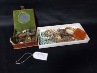 Lot 1 - GROUP OF VARIOUS NINE CARAT GOLD AND COSTUME...
