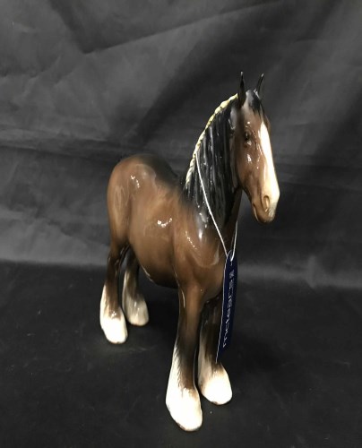 Lot 47 - BESWICK FIGURE OF A HORSE along with a...