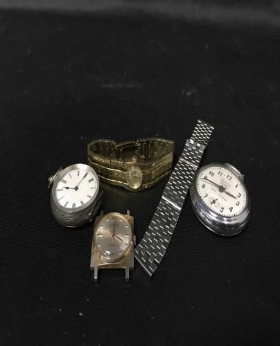 Lot 49 - GROUP OF VARIOUS WATCHES including a silver...