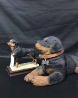 Lot 128 - BORDER FINE ARTS MODEL OF A ROTTWEILER DOG...