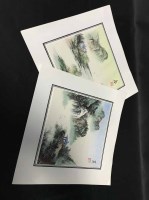 Lot 137 - LOT OF ASIAN CALLIGRAPHIC AND COLOURED PRINTS