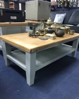 Lot 148 - MODERN COFFEE TABLE, SIDE TABLES AND CORNER UNIT