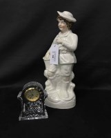 Lot 195 - 19TH CENTURY STAFFORDSHIRE FIGURE, WATERFORD...