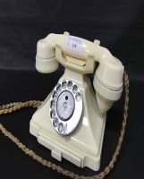 Lot 218 - GPO 232 PYRAMID TELEPHONE in cream