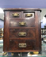 Lot 236 - APPRENTICE CHEST OF DRAWERS
