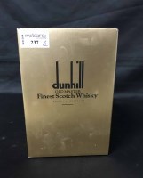 Lot 237 - DUNHILL 'OLD MASTER' WHISKY one bottle, with...