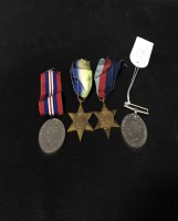 Lot 272 - GROUP OF FOUR WWII MEDALS comprising the...