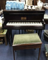 Lot 277 - CHALLEN BOUDOIR GRAND PIANO with stool