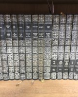 Lot 337 - LOT OF LEATHER BOUND BOOKS including Poe,...