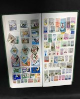 Lot 359 - THIRTY TWO PAGE STAMP STOCK BOOK