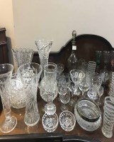 Lot 376 - LOT OF CRYSTAL WARE