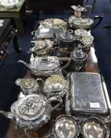 Lot 377 - LARGE LOT OF SILVER PLATED ITEMS