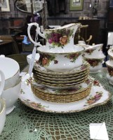 Lot 404 - ROYAL ALBERT 'OLD COUNTRY ROSES' HALF TEA...