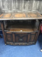 Lot 421 - OAK MONKS BENCH