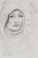 Lot 2301 - * FRANK MCFADDEN, MY GOOD LADY pencil on paper,...