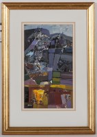 Lot 2302 - * DAVY BROWN, PATCHWORK FIELDS oil on board,...