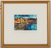 Lot 2327 - BRYAN EVANS, DUSK LIGHT AND REFLECTIONS -...