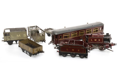 Lot 1651 - GOOD LOT OF HORNBY SERIES TIN PLATE STATIONS...