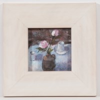 Lot 2203A - * MARY DAVIDSON VALENTINE ROSE AND WHITE...