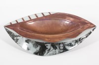 Lot 2236 - * MORAY MILLER, OPTIC glass bowl with copper...