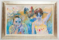 Lot 2351 - * MURIEL BARCLAY, GENDER BALANCE oil on canvas,...