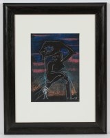 Lot 2358 - * FRANK MCFADDEN PUPPET MASTER pastel paper,...