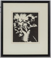 Lot 2367 - * KEN CURRIE, UNTITLED limited edition linocut...
