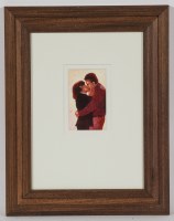Lot 2403 - BRYAN EVANS, MEXICAN KISS mixed media, signed...