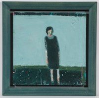 Lot 2418 - * AUDREY GRANT, STANDING WOMAN WITH PINK...