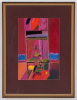 Lot 2427 - * LYS HANSEN SWING WINDOW mixed media, signed...