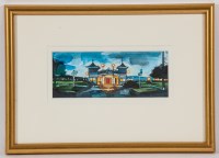 Lot 2428 - BRYAN EVANS, WINTER GARDEN LIGHTS watercolour,...