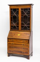 Lot 717 - VICTORIAN SATINWOOD CROSSBANDED MAHOGANY...
